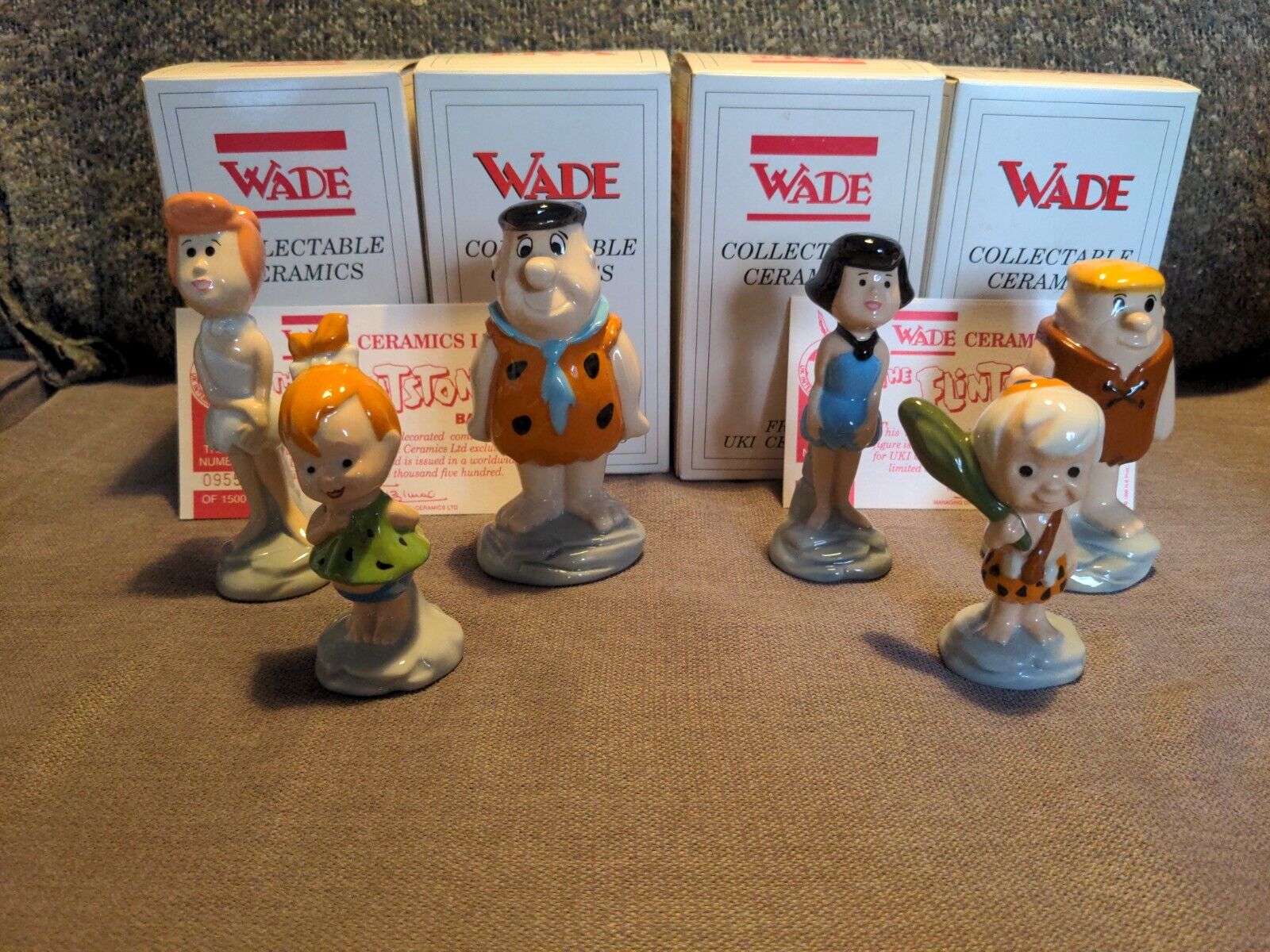 Wade Flintstones 6 Piece Collection Pebbles & Bamm-Bamm