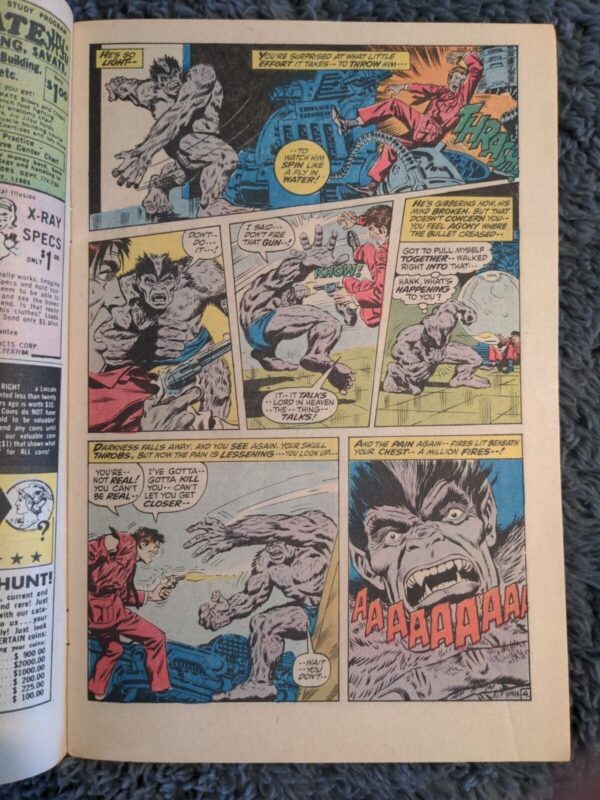 AMAZING ADVENTURES #11 - FIRST APPEARANCE OF THE FURRY BEAST! 1972 Marvel Comic_1