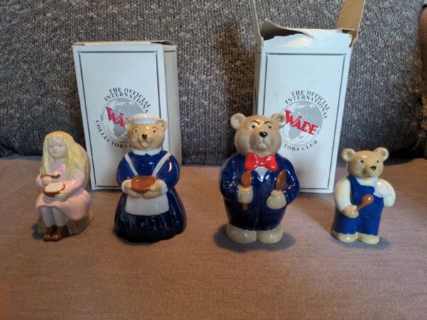 Wade Goldilocks and Three Bears - 4 Piece Set Limited Collection Complete Boxed