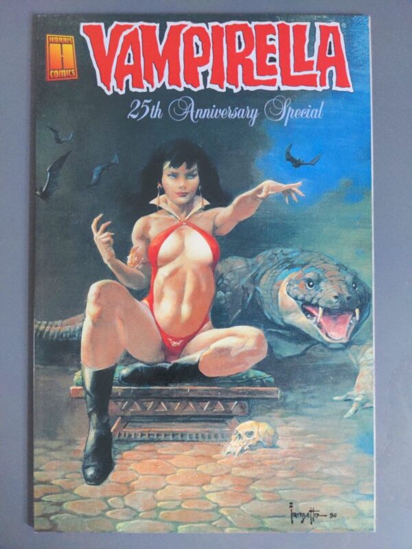 VAMPIRELLA 25th Anniversary Special 1996 1st VF/NM Frank Frazetta Harris Comics
