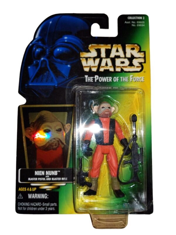 Star Wars Power of the Force Nien Nunb Figure Brand New