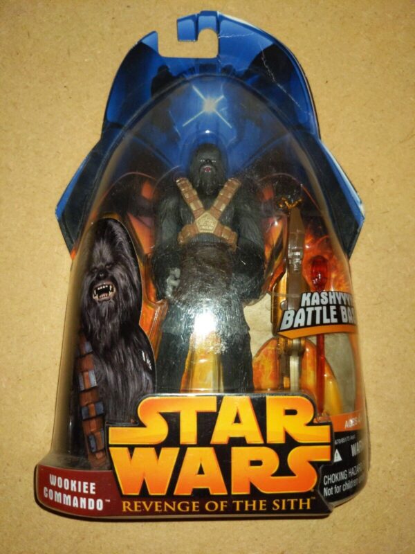 Star Wars Revenge Of The Sith Wookiee Wookie Commando Hasbro Action Figure New