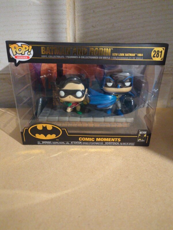 Funko Pop 281 Batman and Robin New Look Batman 1964 - Comic Moments