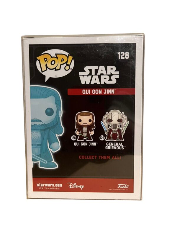 Funko Pop! Star Wars 128: Qui Gon Jinn (2017 Galactic Convention Exclusive) New_1