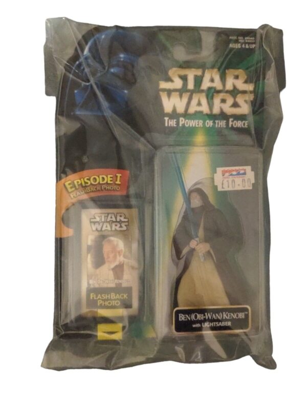 Star Wars Episode 1 Flashback Photo Ben Obi-Wan Kenobi Figure New