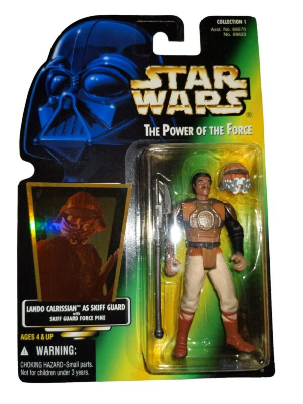Star Wars Power of the Force Lando Calrissian Skiff Guard Figure New