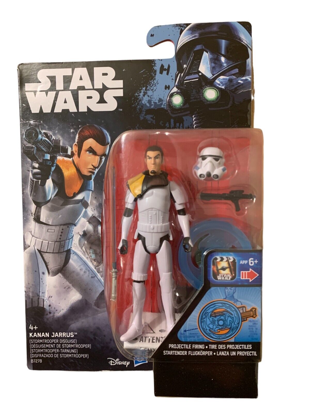 Star Wars Rebels Kanan Jarrus Stormtrooper Disguise Figure Brand New