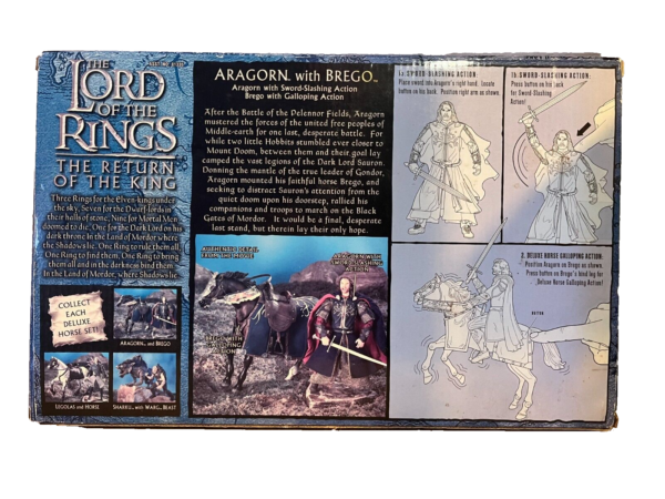 The Lord of the Rings Aragorn with Brego Deluxe Horse and Rider Set Toy Biz_1