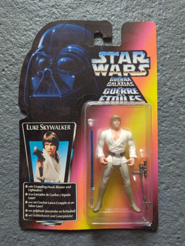 Kenner - Star Wars The Power Of The Force Luke Skywalker with Lightsabre - New