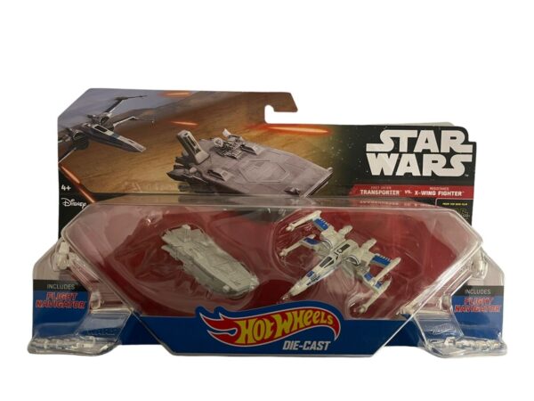 Star Wars Hot Wheels First Order Transporter vs X-Wing Brand New in Box