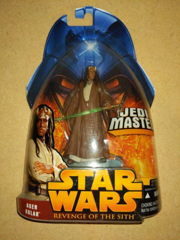 Star Wars Revenge of The Sith Agen Kolar Action Figure #20 Brand New