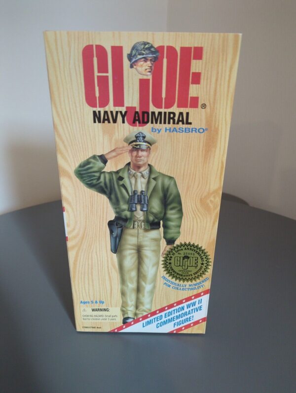 GI Joe Navy Admiral Limited Edition WWII Commemorative Figure by Hasbro