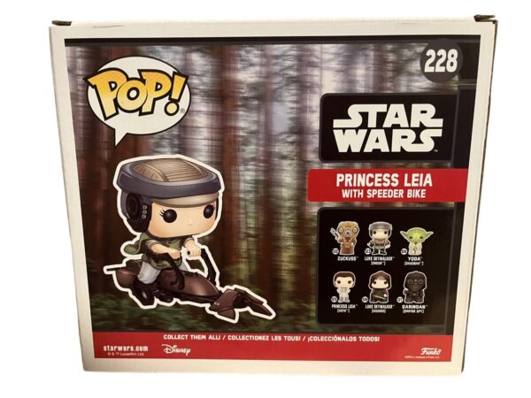 Funko Pop! Star Wars 228: Princess Leia with Speeder Bike_1