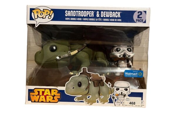 Funko Pop! Star Wars Sandtrooper and Dewback 2-pack Brand New Walmart Exclusive