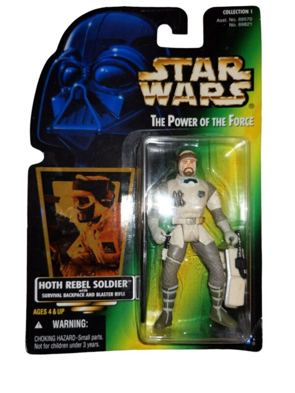 Star Wars Power of the Force Hoth Rebel Soldier Figure New