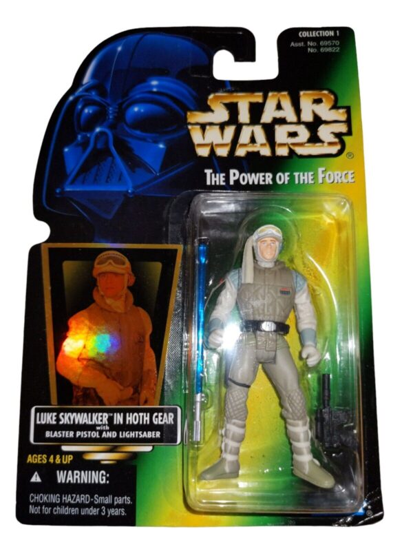 Star Wars Power of the Force Luke Skywalker in Hoth Gear Figure New