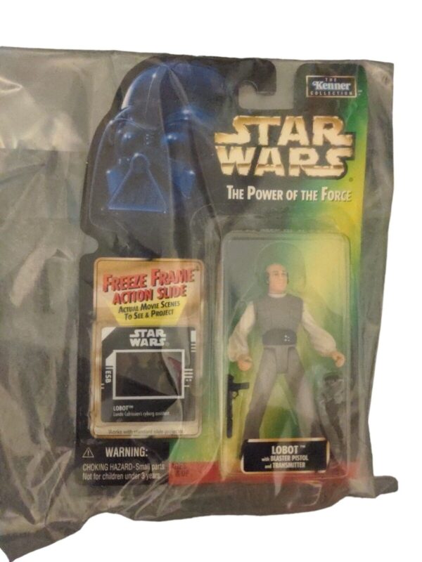 Star Wars Freeze Frame Action Slide Lobot Blaster Transmitter Figure New
