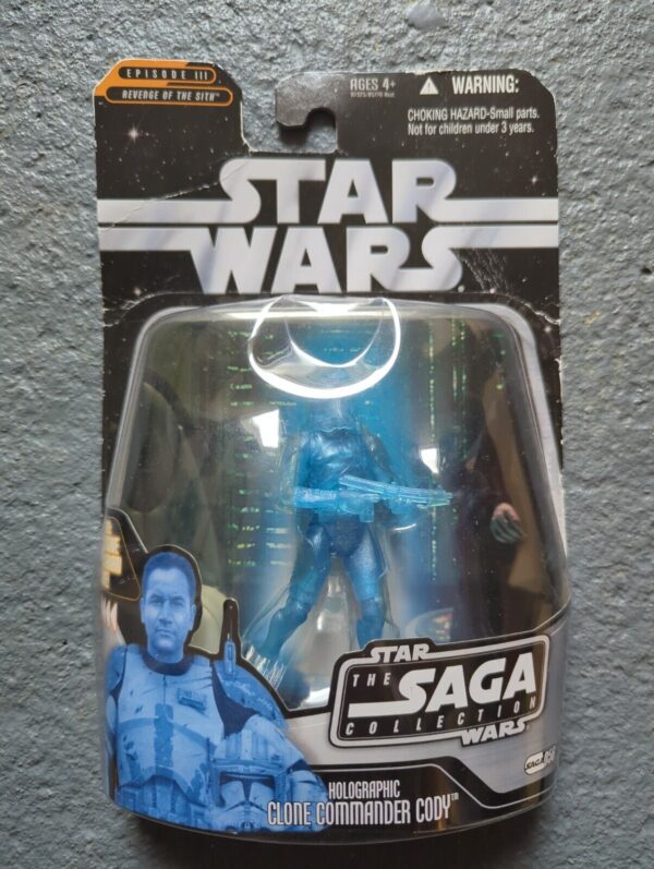 Star Wars The Saga Collection Holographic Clone Commander Cody Figure - New