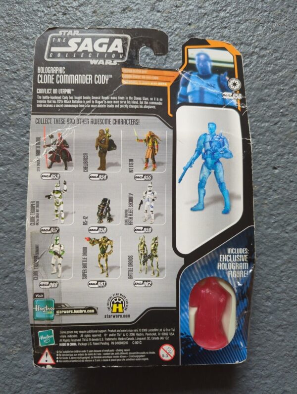 Star Wars The Saga Collection Holographic Clone Commander Cody Figure - New_1