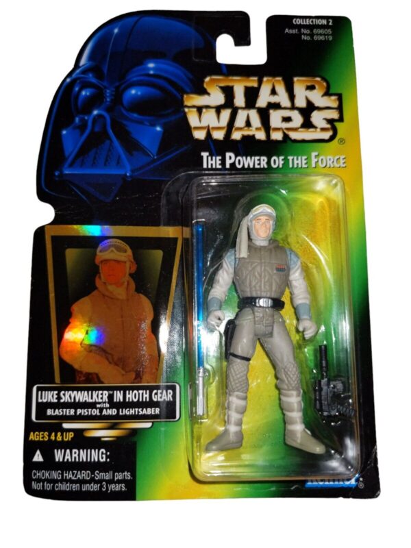 Star Wars Power of the Force Luke Skywalker Hoth Gear Figure New