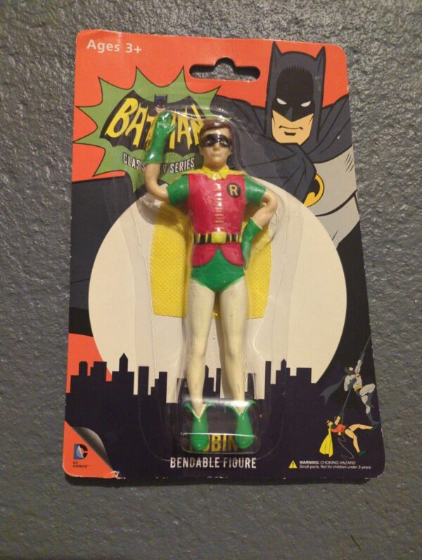 DC Comics Batman Classic TV Series Robin Bendable Figure
