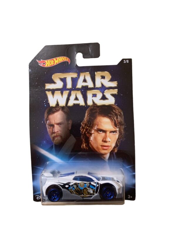 Star Wars Hot Wheels Obi-Wan Kenobi & Anakin Skywalker 3/8 Brand New