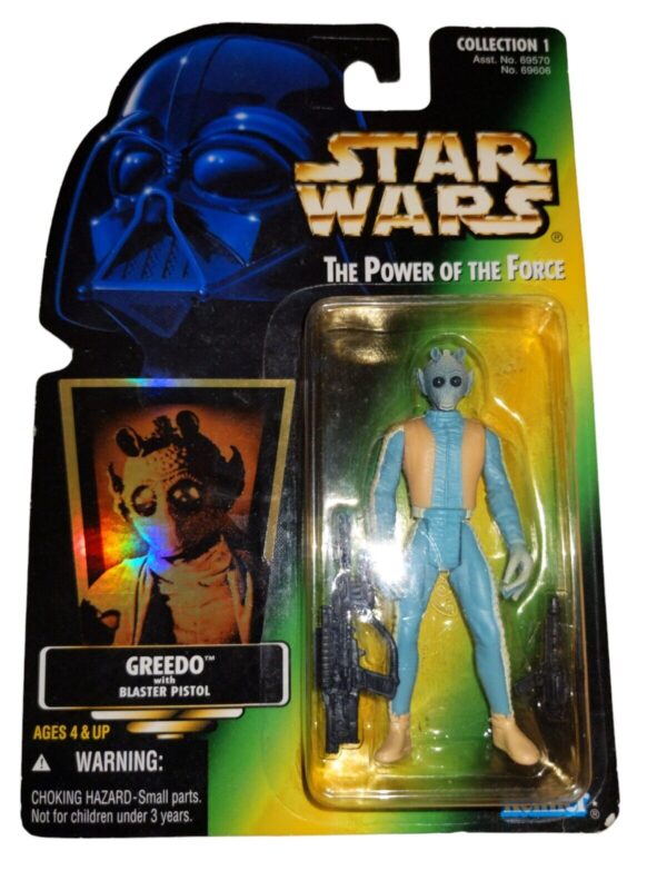 Star Wars Power of the Force Greedo Action Figure Brand New