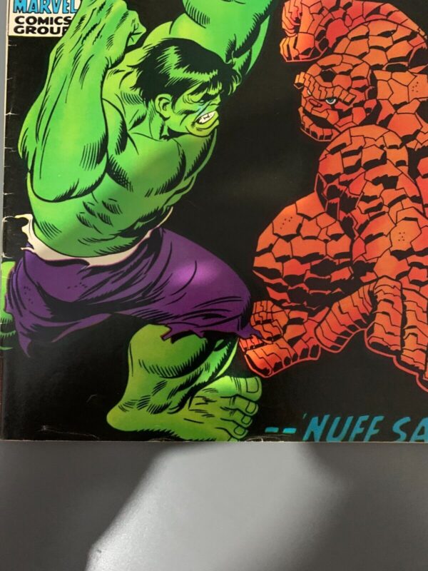 Marvel Fantastic Four #112 July 1971 Hulk vs Thing Iconic Classic Cover_1