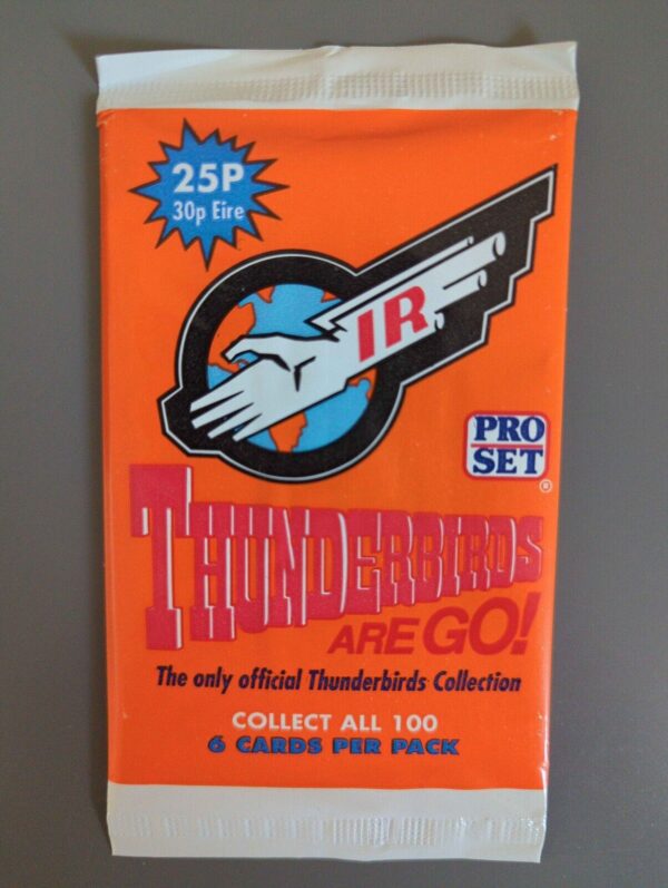 Thunderbirds are go! TV Series Trading card sealed foil packet by Pro Set 1992