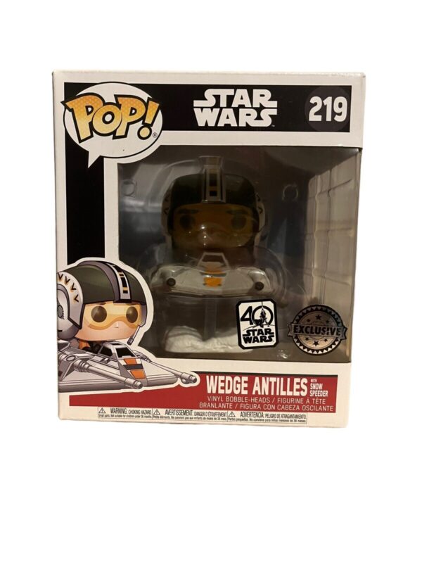 Funko Pop! Star Wars 219: Wedge Antilles with Snow Speeder (Exclusive)
