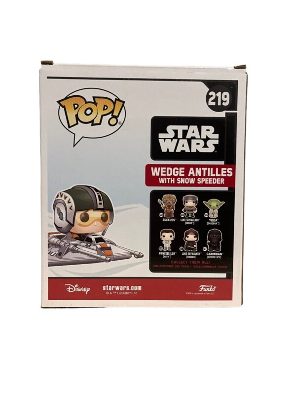 Funko Pop! Star Wars 219: Wedge Antilles with Snow Speeder (Exclusive)_1