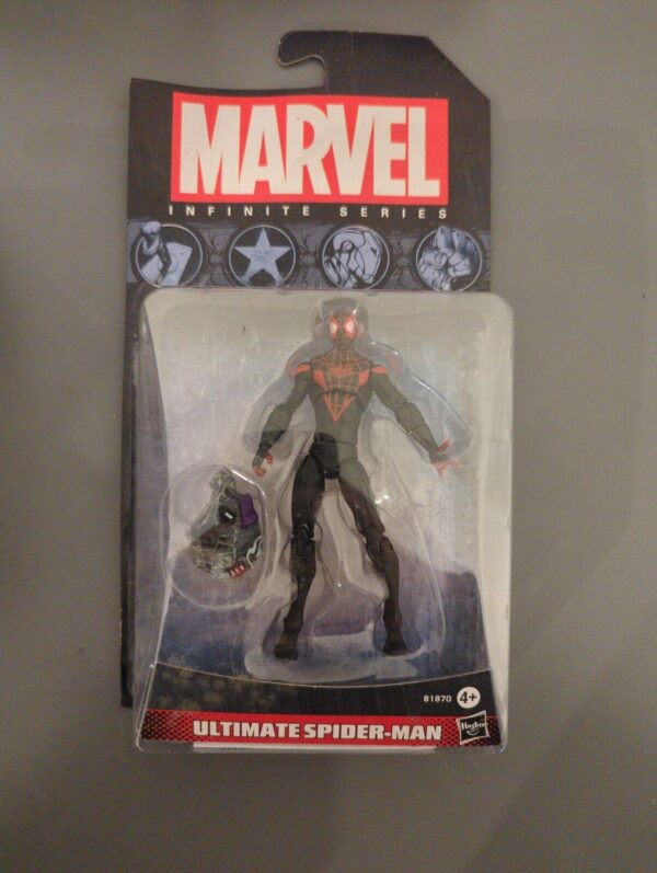 Hasbro Marvel Infinite Series Ultimate Spiderman Action Figure Miles Morales
