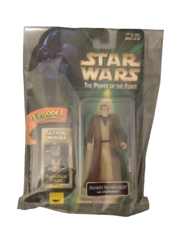 Star Wars Episode 1 Flashback Photo Anakin Skywalker Lightsaber Figure New