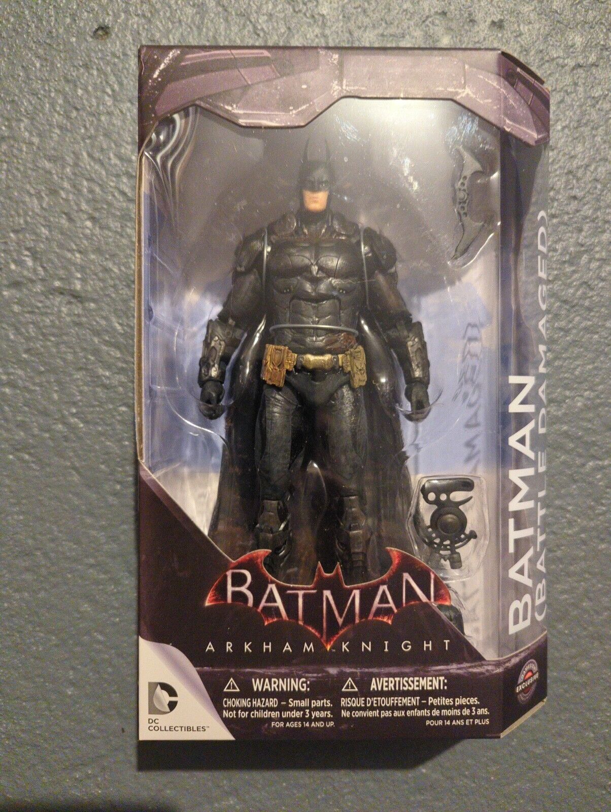 Rare Gentle Giant DC Collectibles Arkham Knight Batman Battle Damaged Figure